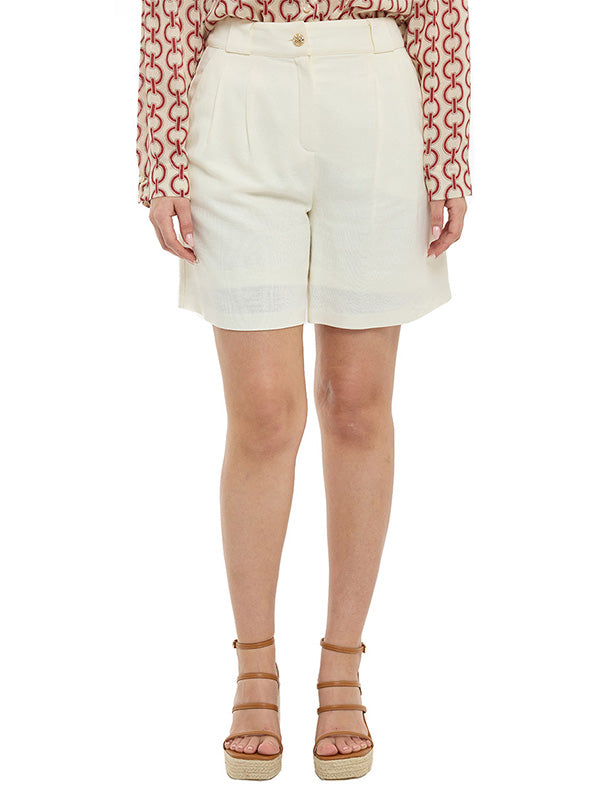 Short de Pierna Amplia con Tablones