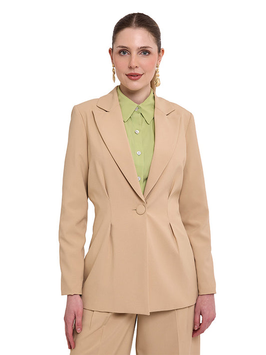 Saco Asiluetado con Pinzas en Talle