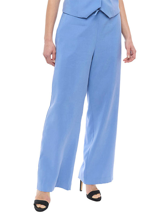Pantalón de Pierna Amplia con Jareta