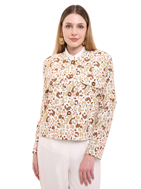 Saco de Lino Animal Print