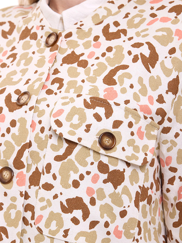 Saco de Lino Animal Print