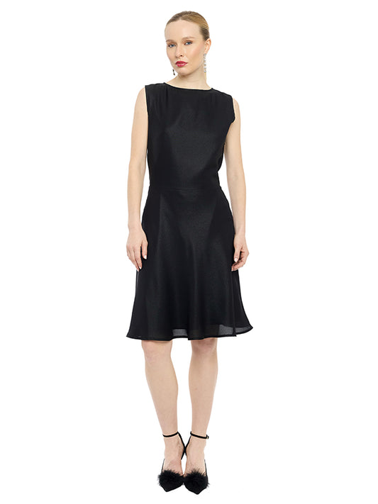 Vestido Tafetán Preteñido Línea A