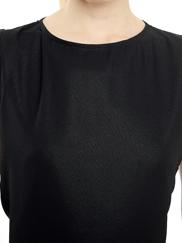 Vestido Tafetán Preteñido Línea A