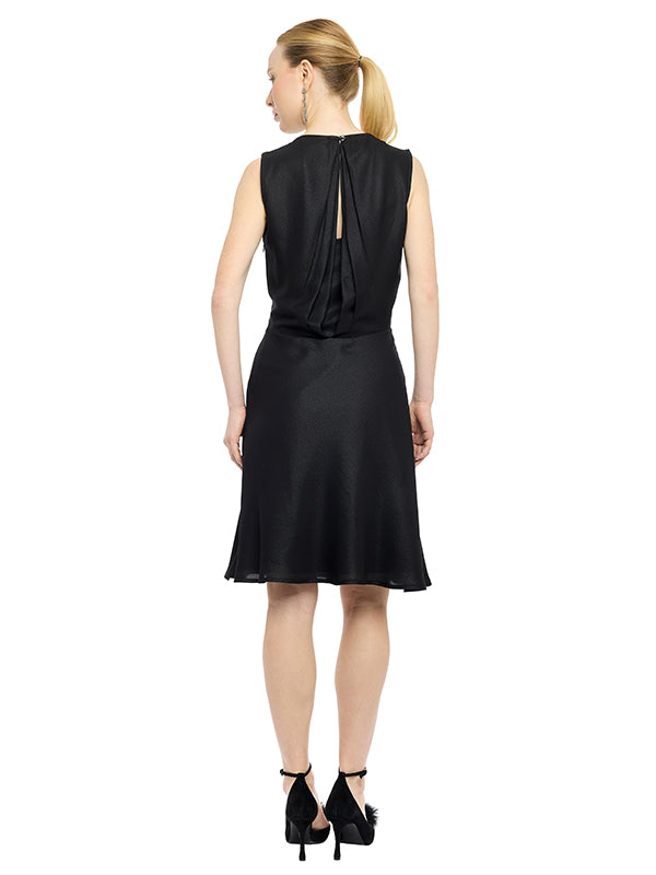 Vestido Tafetán Preteñido Línea A